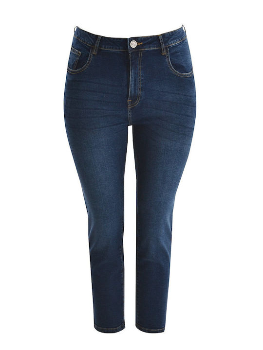 High Waist Women's Jean Trousers in Slim Fit