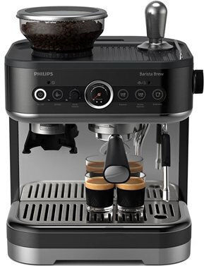Philips Barista Brew Automatic Espresso Coffee Machine 1350W Pressure 15bar Ground Coffee PSA3218/10
