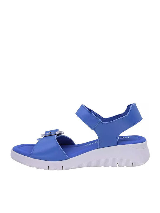 Anatomische Damenplattformen Blau