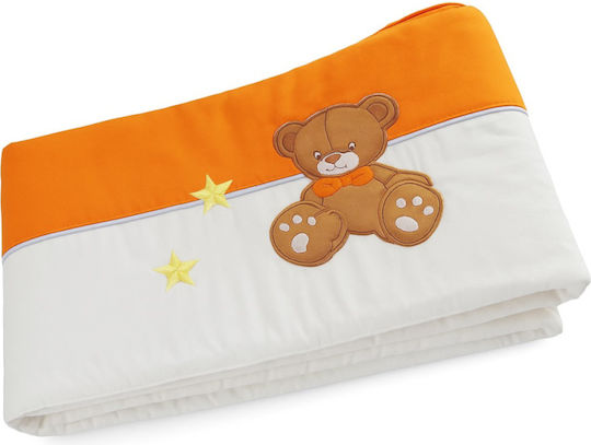 Beboulino New Baby Crib Bumpers Classic Inside Orange 25x270cm
