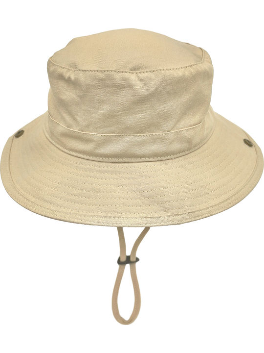 Gift-Me Γυναικείο Καπέλο Bucket Μπεζ