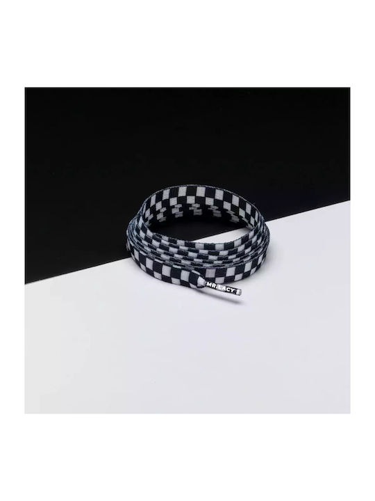 Mr Lacy Printiescheckered 130см Черно-Бяло Унисекс Връзка