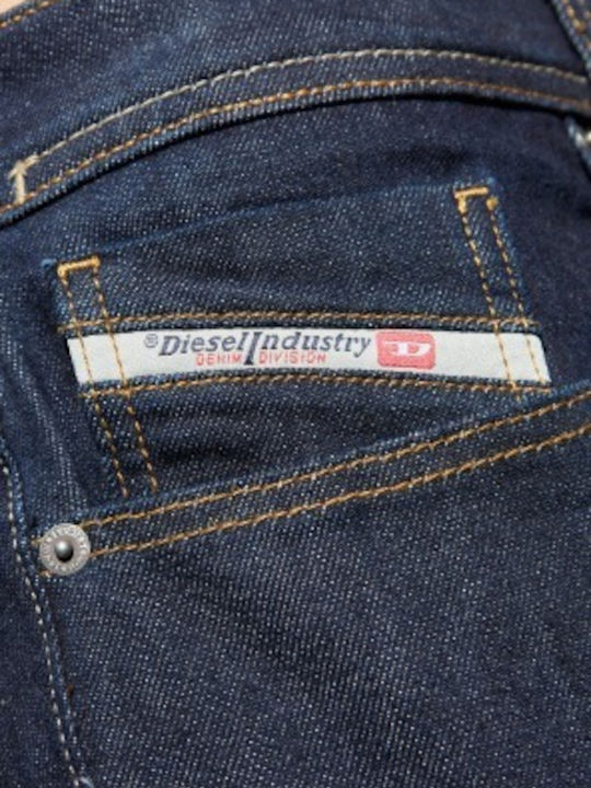 Men's Jeans Pants with Regular Tapered Fit Dark Blue