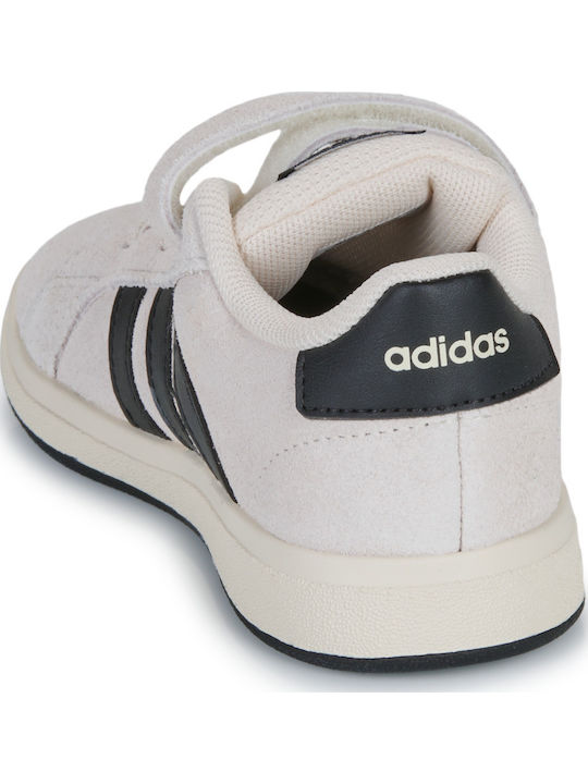 Grand Court 00s El I Παιδικά Sneakers με Σκρατς Μπεζ
