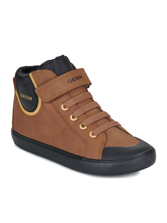 Geox J Gisli High Ανατομικά Καφέ Geox J Gisli High Ανατομικά Καφέ