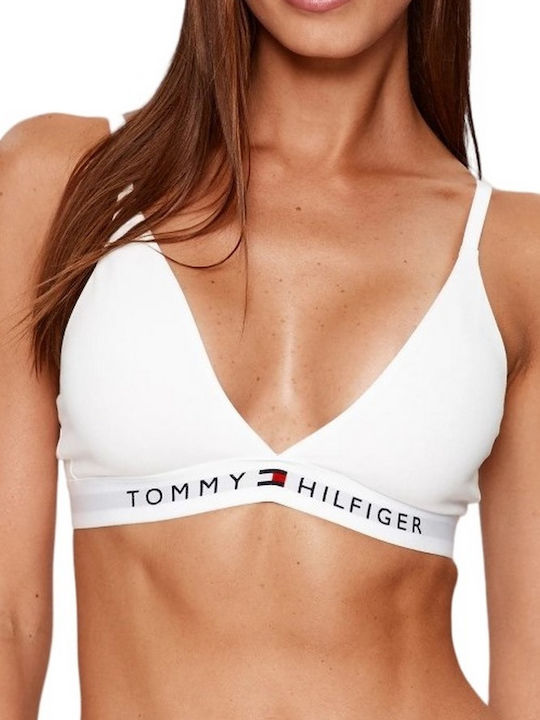 Tommy Hilfiger Без подплънки Триъгълен Бралет Дамски Бял
