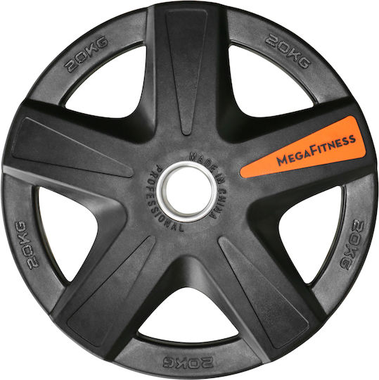 MegaFitness Δίσκος Ολυμπιακού Τύπου 1 x 20kg Φ50mm με Λαβές