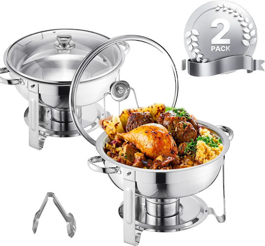 Chafing Dish Buffet Set 2 Pack Einfach Zu Reinigen 4 Pack