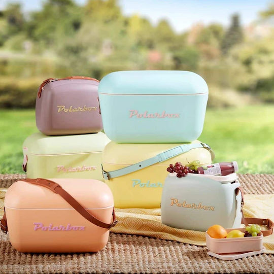 Polarbox Pop Edition and 2 Food Containers Portable Fridge 6lt Lime - Turquoise