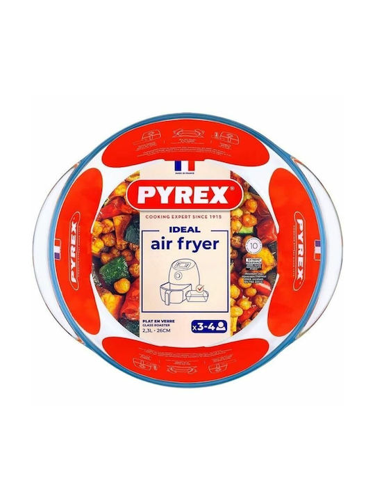 Pyrex Rund Feuerfestes Geschirr Glas 2300ml 1Stück