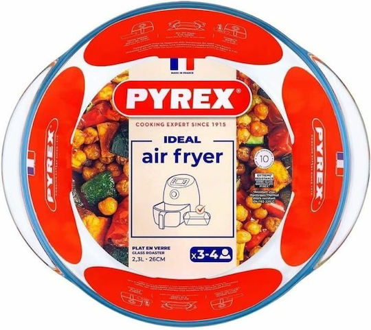 Pyrex Glass Round Heat-Resistant Cookware 2300ml