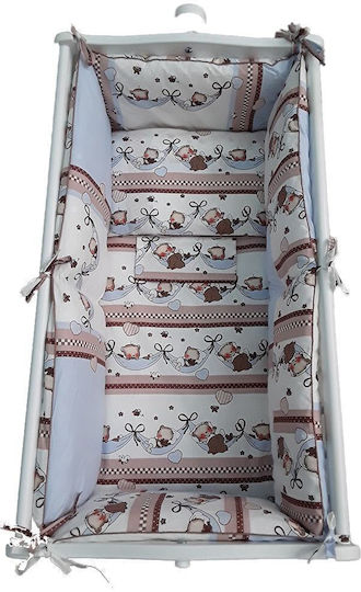Beboulino Σετ Λίκνου Bear Hammock Πολύχρωμο 6τμχ