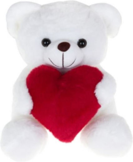 Much toys & gifts Λούτρινο Αρκουδάκι Καρδιά Αγίου Βαλεντίνου 25 εκ.