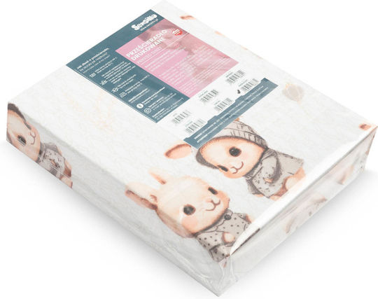 Sensillo Baby Sheet Crib Cotton 60x120cm