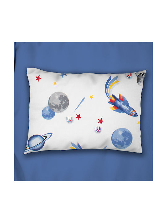 Dimcol Bebe Space Baby Sheets Set Crib Cotton Multicolored 120x160cm 3pcs