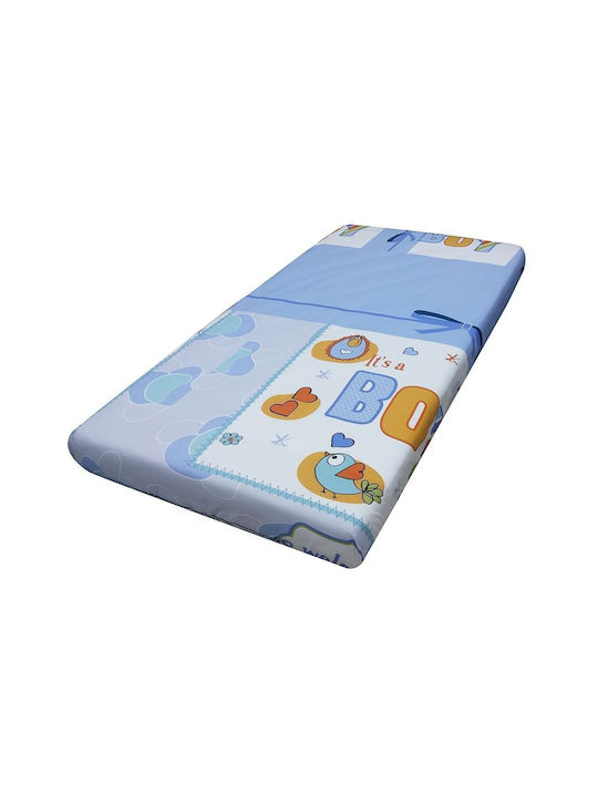 Beboulino Детски Чаршафи с Ластик It's A Boy Сини 60x120см