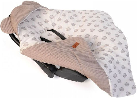 Tesoro (Baby) Bettdecke Kinderwagen Beige Waffle