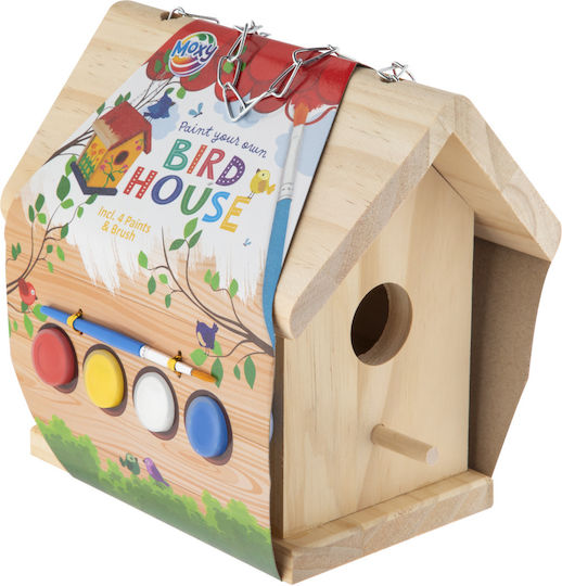 Creative Diy Painting Set Wooden Birdhouse