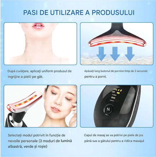 Massagegerät für den Nacken Schwarz