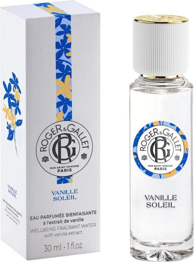 Roger & Gallet Eau Parfumée Bienfaisante Vanille Soleil 30ml Γιασεμί – Βανίλια – Ylang-ylang
