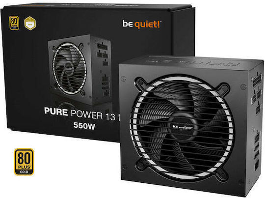 Be Quiet Pure Power 13 M 550W Black Computer Power Supply Full Modular 80 Plus Gold