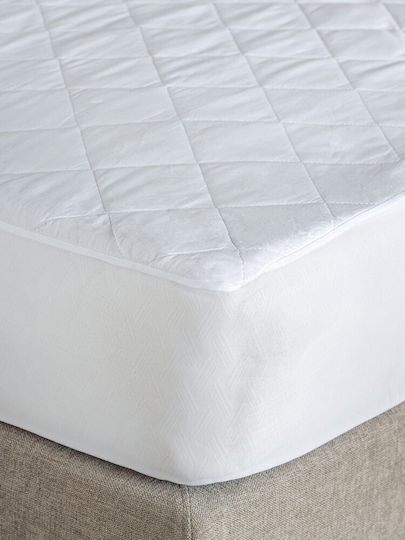 Palamaiki Protective Cover Single Waterproof with Skirt White Comfort White 90x200+35cm