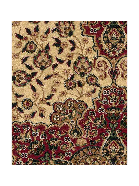 Isexan Milano Bedroom Rugs Set Burgundy 83-3TEM-8321 3pcs