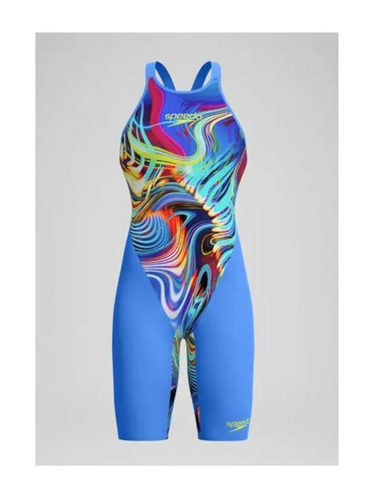 Speedo Fastskin Lzr Pure Valor 2.0 Openback Αγωνιστικό Ολόσωμο Μαγιό Μπλε