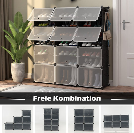 Plastik Schuhschrank 94x37x145cm