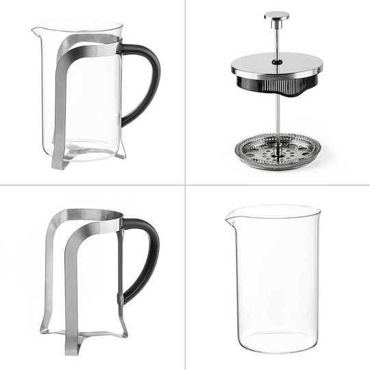 Luigi Ferrero Manual Filter Coffee Maker Stainless Steel Silver 800ml
