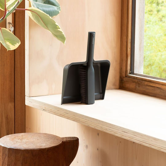Brabantia 1009459 Dustpan And Brush Sinkside Dark Grey
