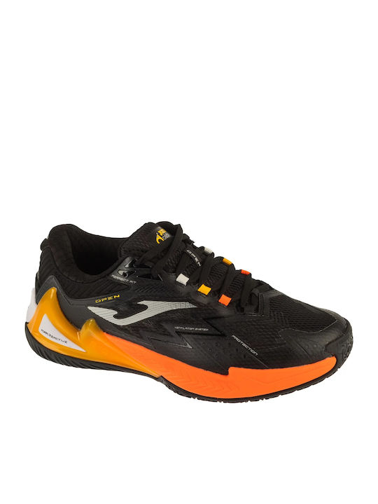 Joma Open Ανδρικά Παπούτσια Τένις Μαύρα