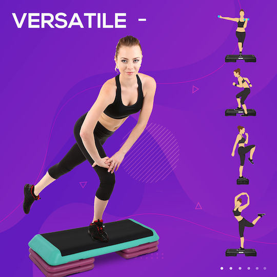 HomCom Aerobic Stepper με Ρυθμιζόμενο Ύψος