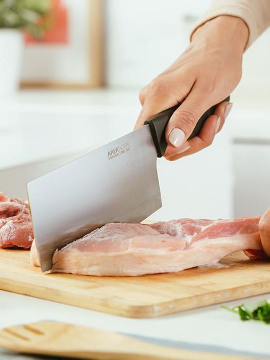 Nava Cleaver from Stainless Steel 16.5cm