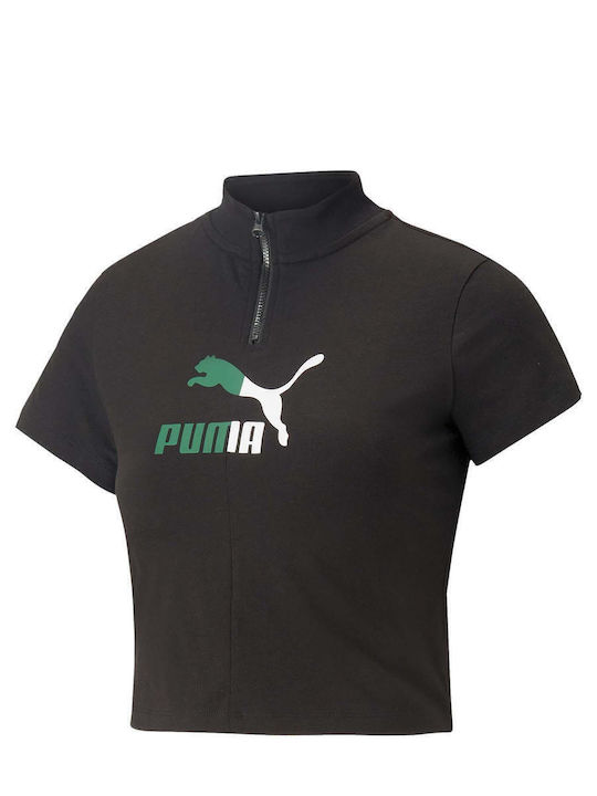 PUMA Classics Archive Remastered Women's Blouse Black