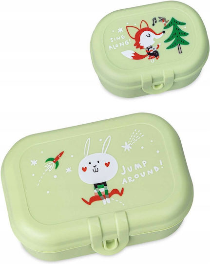 Koziol Feeding Set made of Melamine Green 3pcs
