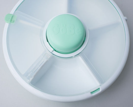 GoBe Παιδικό Πιάτο Φαγητού Snack Spinner από Πλαστικό Πράσινο