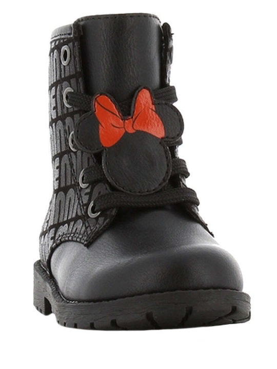 Kids Boots with Laces Black