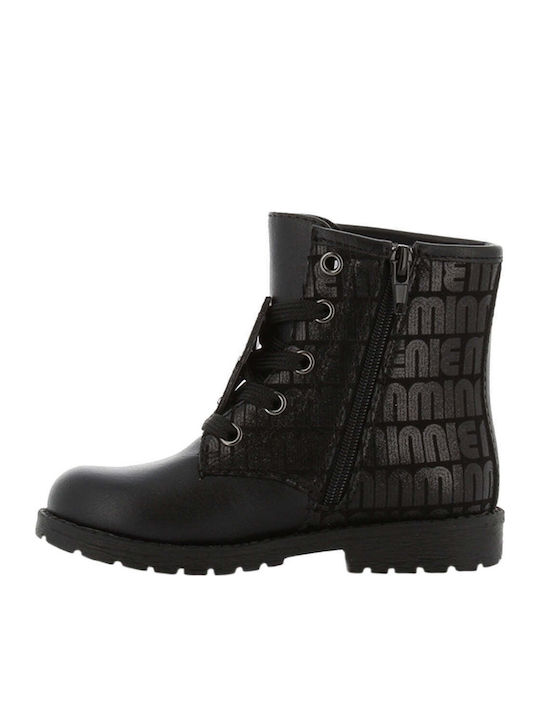 Kids Boots with Laces Black