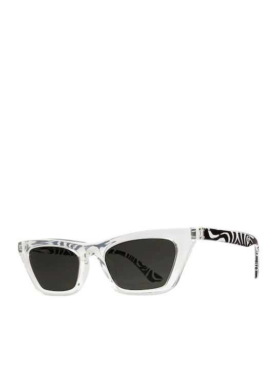 Volcom Fourty6 Sunglasses Gray with Frame & Gray Lens Volcom Fourty6 Sunglasses Gray with Frame & Gray Lens