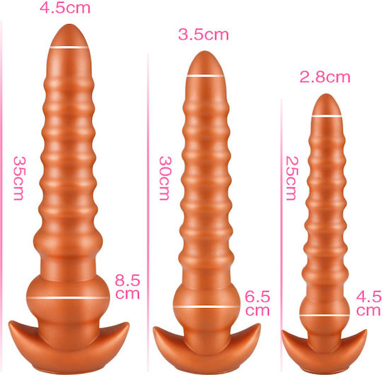 Kinksters Анални мъниста Large Златисти