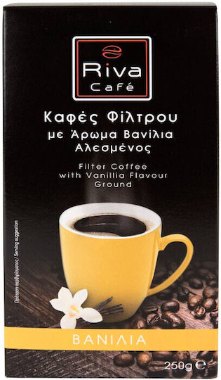 Riva Café Filter Coffee Vanilla Ground 250gr