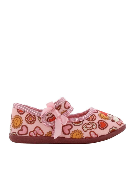 Kids Slippers Pink Minnie Mouse