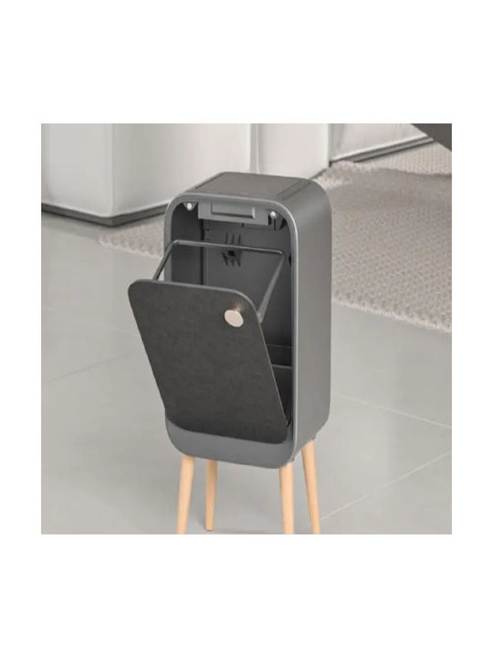Delta Cleaning Plastic Waste Bin with Sensor Silver 20lt KAS20G