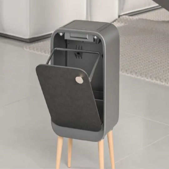 Delta Cleaning Plastic Waste Bin with Sensor Silver 20lt KAS20G