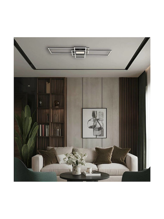 Globo Lighting Πλαφονιέρα Οροφής Μαύρη