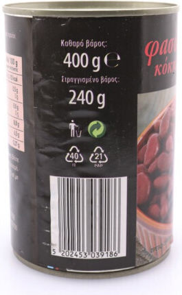 Ο Μπαξές Φασόλια Κόκκινα 400gr