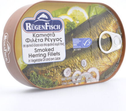 Rugen Fisch Hering Filet in Pflanzenöl 1Stück