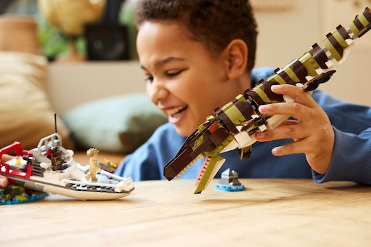 LEGO Jurassic World Mosasaurus Boot Mission Für 9+ Jahre 858 Stück
