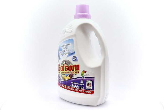 Bolsom Professional Liquid Detergent with Fragrance Λεβάντα for Woolen Clothes 3lt (65 Measuring Cups)
